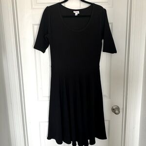 Lularoe Black Nicole Dress. Size L (12-16)